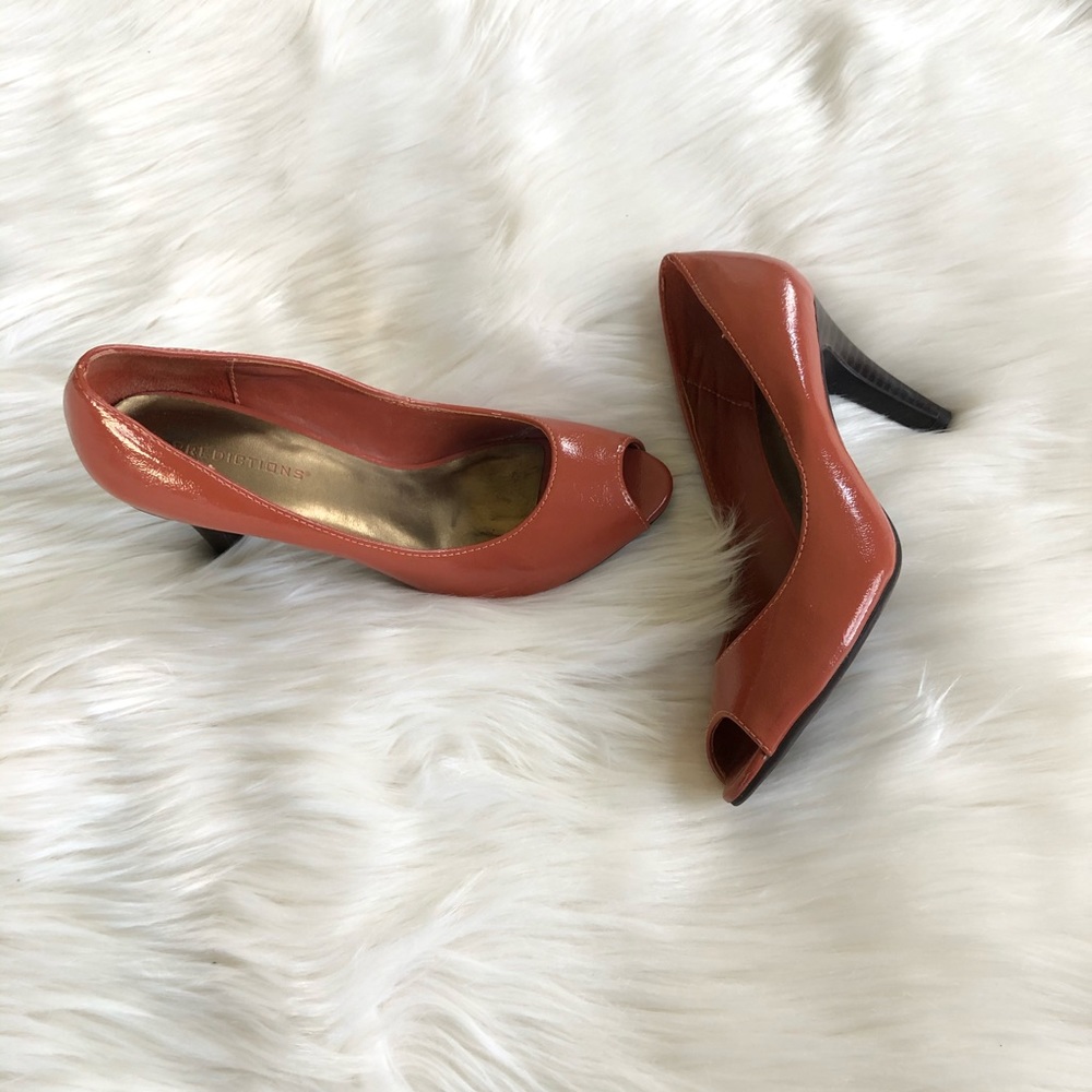 Peep toe coral heel - Picture 2 of 3